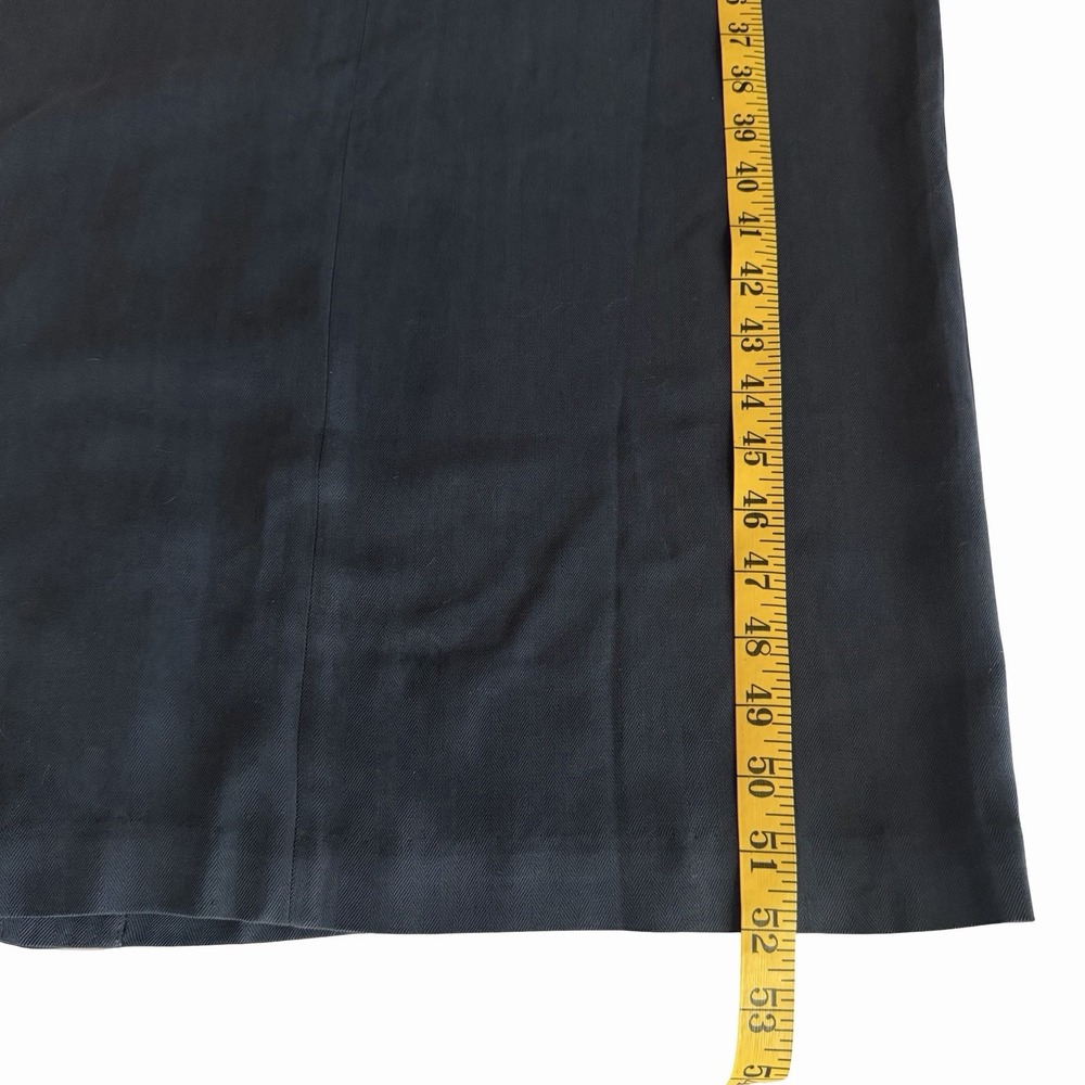 Tommy Bahama 100% Silk Maxi Shift Dress Sz 8 • Starlette Coal Minimalist Coastal - Picture 10 of 10